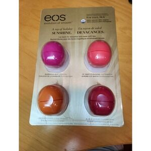 EOS Rachel Roy Holiday 2014 Limited Edition Lip Balm Set Sealed Rare 4 Pack RARE